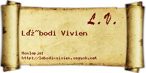 Lábodi Vivien névjegykártya