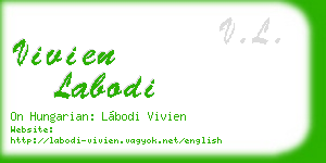 vivien labodi business card
